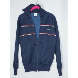 Vintage 1980's Adidas Trefoil Track Jacket Size XS‎ Full Zip